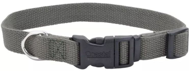 Coastal Pet New Earth Soy Adjustable Dog Collar (Color: Forest Green)